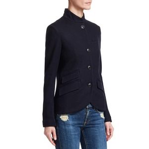 NWD Rag & Bone Wool Slade Blazer Jacket Black Size 6